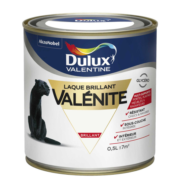 DULUX VALENTINE - Laque Valénite Brillant 0.5L