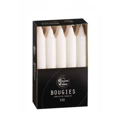 Bougies Ménage Blanches Ø20/165mm