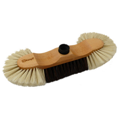 Balai Demi Tête Bois Vernis à Douille Fibres Mélangées