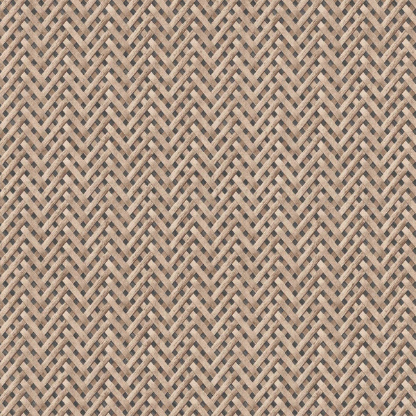 DECORAMA - 10209-02 Papier Peint Vinyle Grainé sur Intissé Rotin Beige