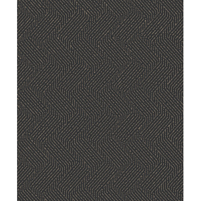 M59429 Papier Peint Expansé sur Intissé Géo Zigzag Anthracite