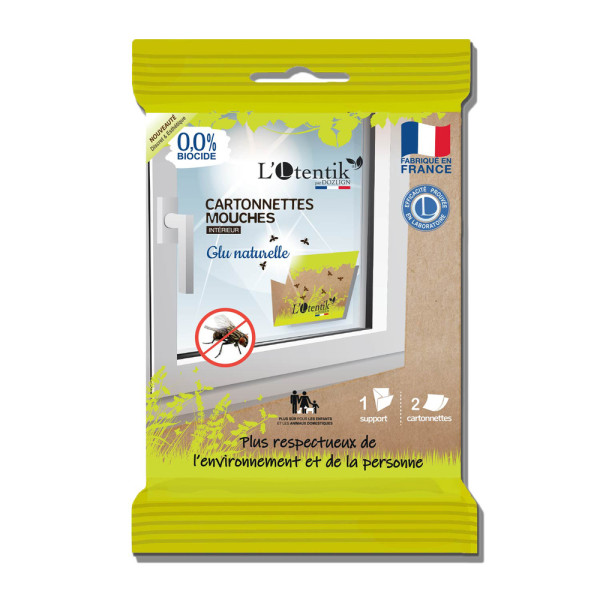 OTENTIK - Piège à Mouches + 2 Cartonnettes Adhésives