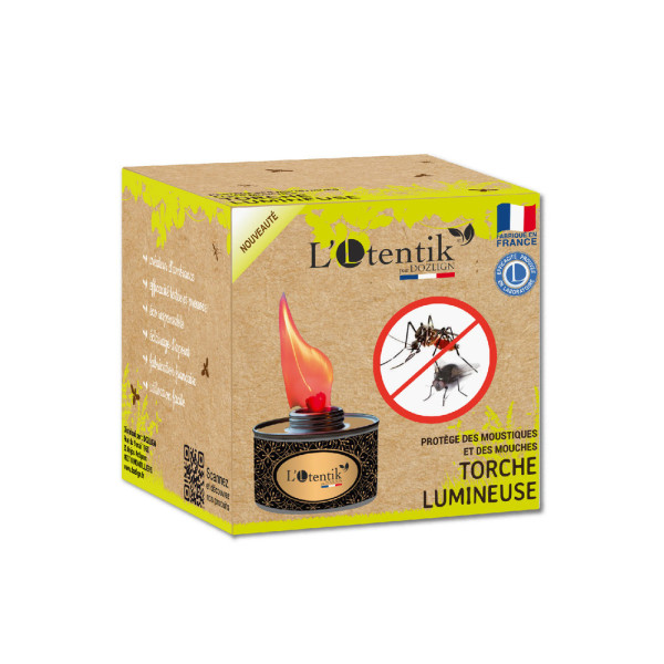 OTENTIK - Torche Lumineuse Répulsive Rouge Anti-Moustique TP19