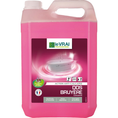 Détergent Désinfectant Sanitaires Bruyère 5L TP2