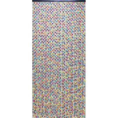 Rideau de Portière Perles Bubble Gum E534 90x200cm