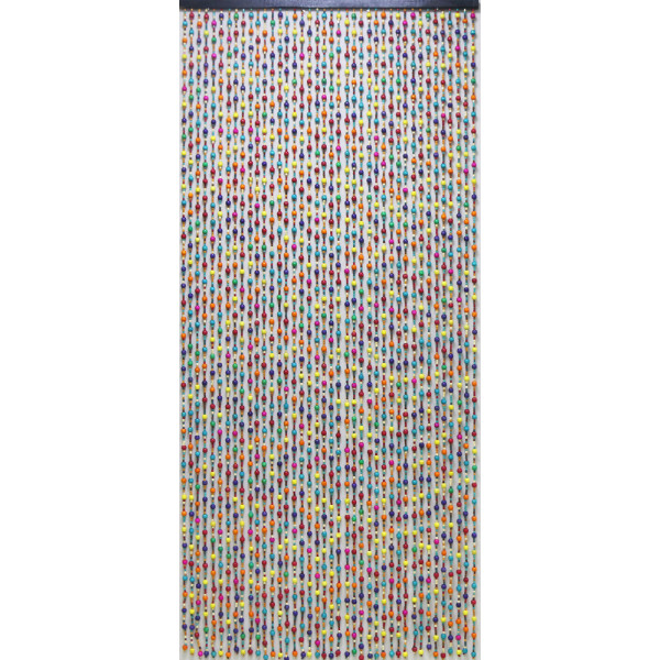 MOREL - Rideau de Portière Perles Bubble Gum  E534 90x200cm